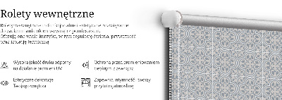 Store intérieur fenêtre pour tuiles portugaises