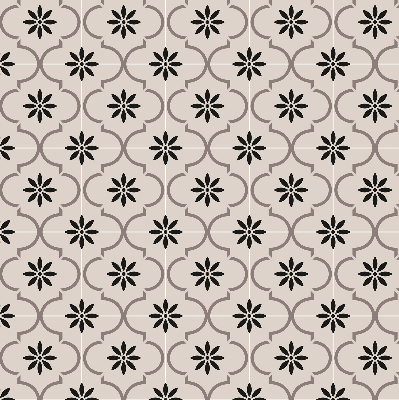 Store intérieur carreau marocain en forme de fleur