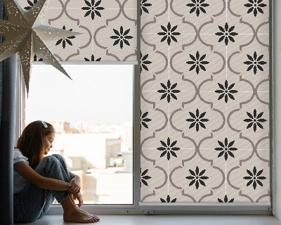Store intérieur carreau marocain en forme de fleur