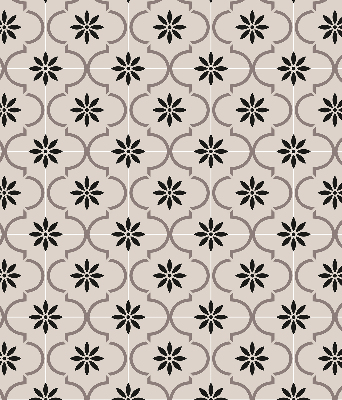 Store intérieur carreau marocain en forme de fleur