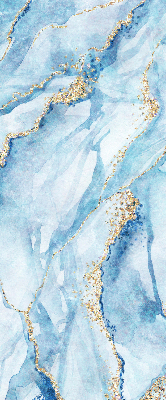Store intérieur en marbre bleu