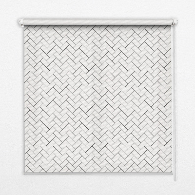 Store enrouleur à côté d'un rectangle