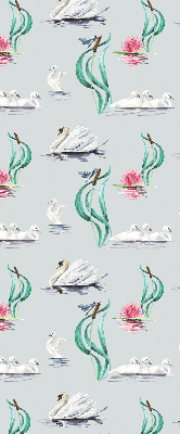 Store intérieur en forme de cygnes et de canards