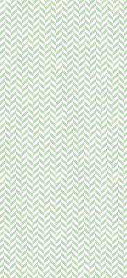 Store intérieur fenêtre à chevrons verts