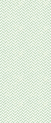 Store intérieur fenêtre à chevrons verts