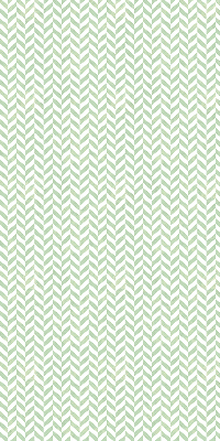 Store intérieur fenêtre à chevrons verts