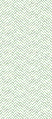 Store intérieur fenêtre à chevrons verts