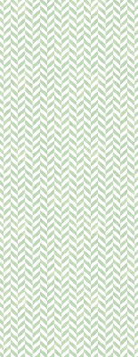 Store intérieur fenêtre à chevrons verts