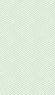 Store intérieur fenêtre à chevrons verts