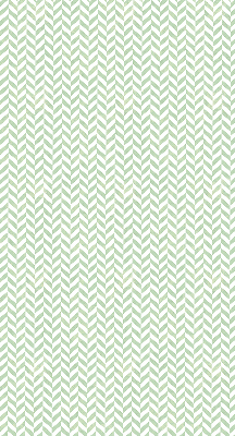 Store intérieur fenêtre à chevrons verts