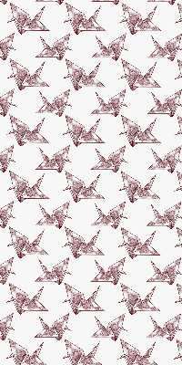 Store intérieur en forme de cygnes en origami