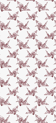 Store intérieur en forme de cygnes en origami