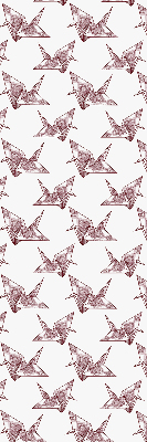 Store intérieur en forme de cygnes en origami