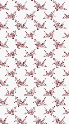 Store intérieur en forme de cygnes en origami