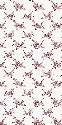 Store intérieur en forme de cygnes en origami