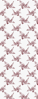 Store intérieur en forme de cygnes en origami