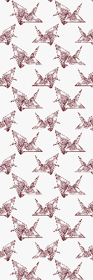 Store intérieur en forme de cygnes en origami