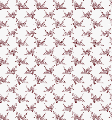Store intérieur en forme de cygnes en origami