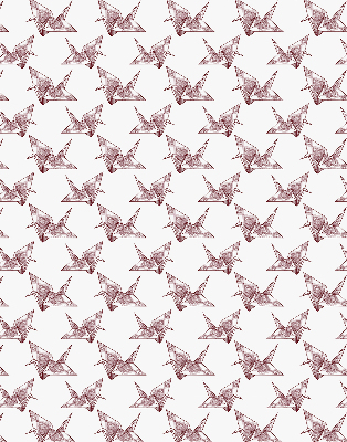 Store intérieur en forme de cygnes en origami