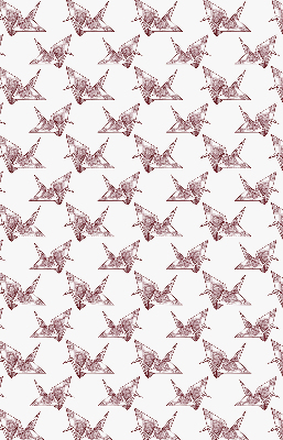 Store intérieur en forme de cygnes en origami