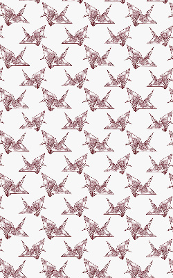 Store intérieur en forme de cygnes en origami