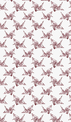 Store intérieur en forme de cygnes en origami
