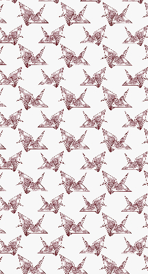 Store intérieur en forme de cygnes en origami