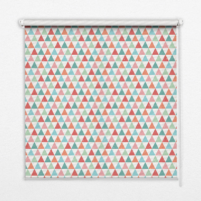 Store enrouleur triangles colorés