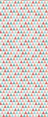 Store enrouleur triangles colorés