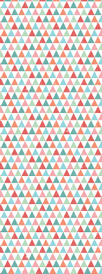 Store enrouleur triangles colorés