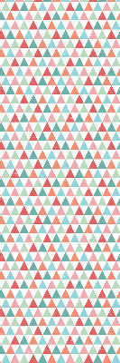 Store enrouleur triangles colorés