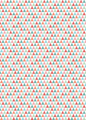 Store enrouleur triangles colorés
