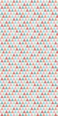 Store enrouleur triangles colorés