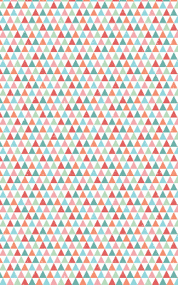 Store enrouleur triangles colorés