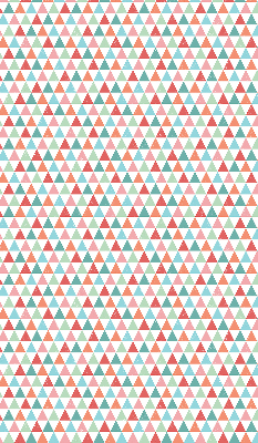 Store enrouleur triangles colorés
