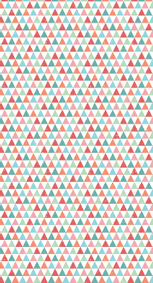 Store enrouleur triangles colorés