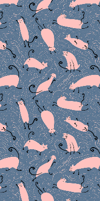 Chats roses pour intérieur