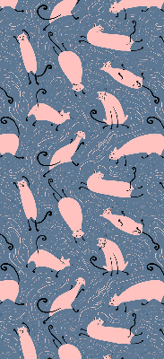Chats roses pour intérieur