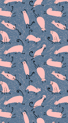 Chats roses pour intérieur