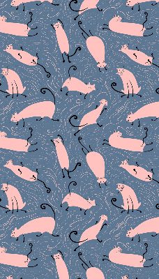Chats roses pour intérieur