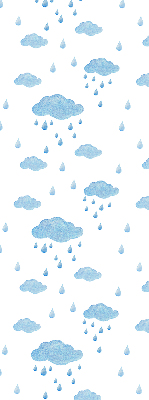 Store enrouleur nuages et pluie