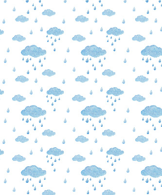 Store enrouleur nuages et pluie