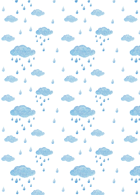 Store enrouleur nuages et pluie