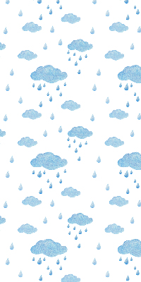 Store enrouleur nuages et pluie