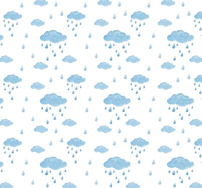 Store enrouleur nuages et pluie