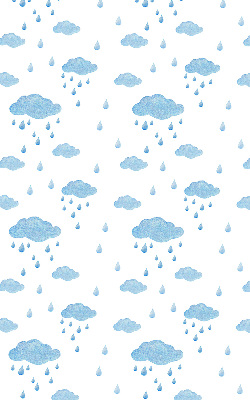 Store enrouleur nuages et pluie