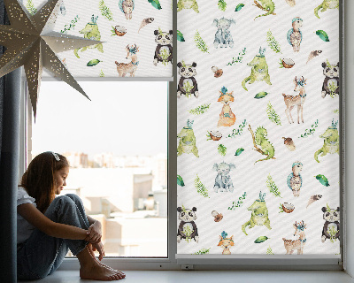 Store intérieur fenêtre pour animaux et plantes