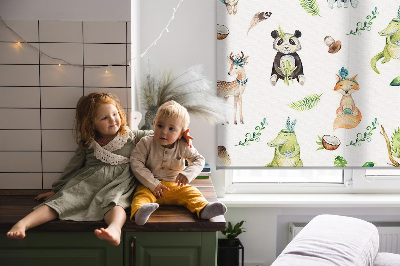 Store intérieur fenêtre pour animaux et plantes