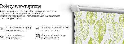 Fenêtre intérieure feuilles de citron vert