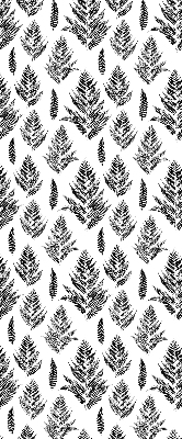 Store enrouleur à feuilles peintes